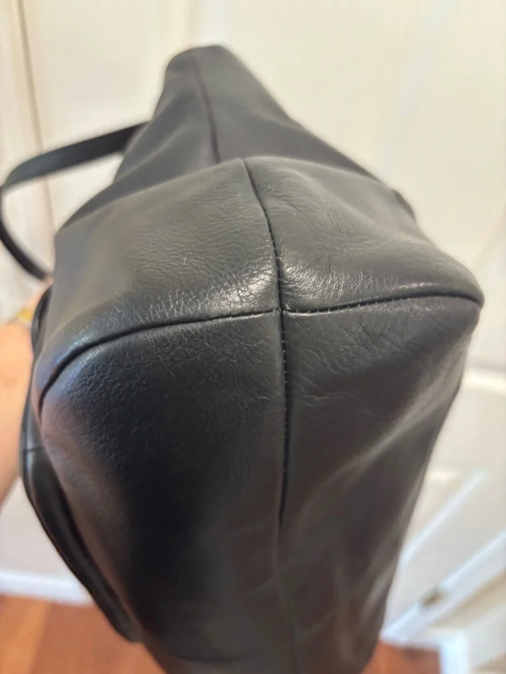 Coach K1381-F24961 Campbell Belle Carryall Black Pebbled Leather Satchel is BNOT - Picture 9 of 16